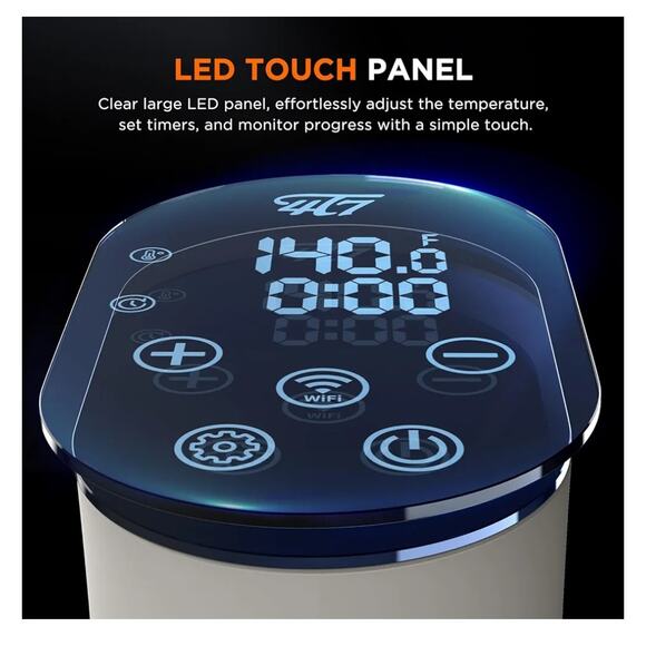 4T7 Sous Vide Precision Cooker 1100W WiFi App Control Immersion Circulator - Picture 6 of 11